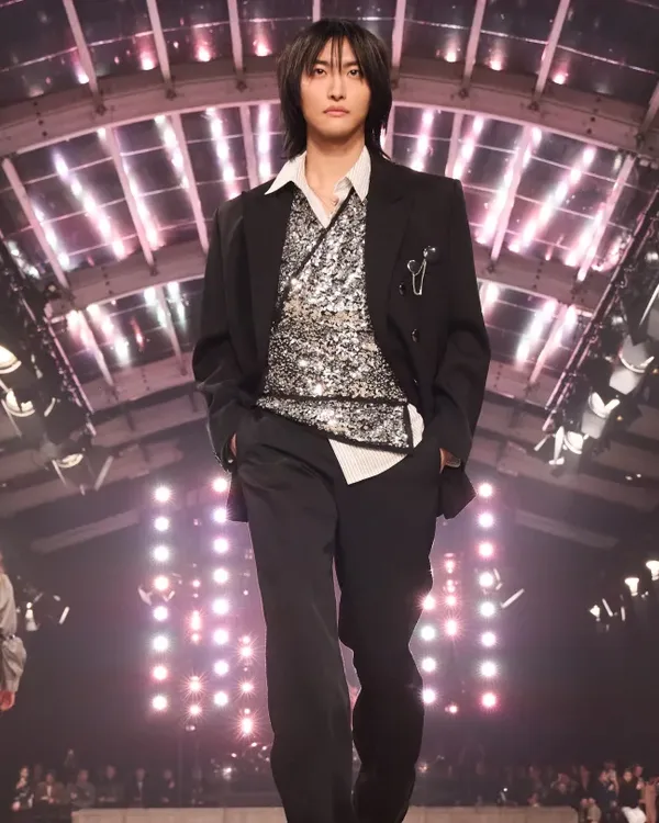 ateez seonghwa paris fashion week